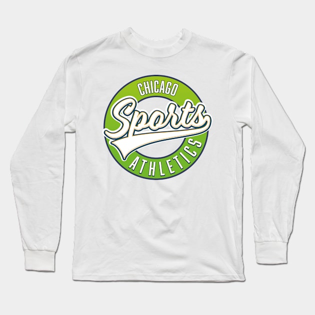 Chicago Sports Athletic Long Sleeve T-Shirt by nickemporium1